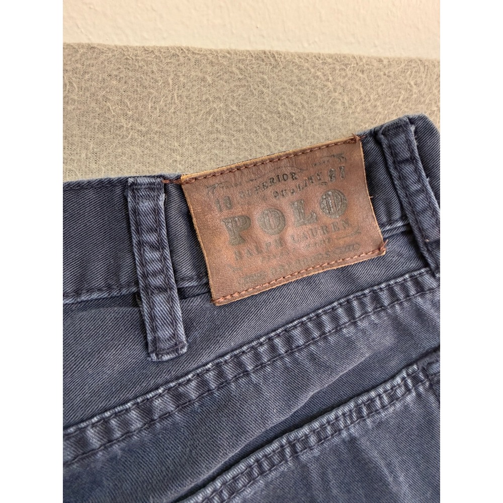 Polo Ralph Lauren Men's Navy Blue jeans Pants Straight Fit Size 36x29 preppy - Picture 3 of 11